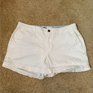 Old Navy Women's White Chino Shorts